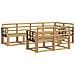 Set di divani da esterno 7 pcs Bianco Legno di Acacia Massello - Foto miniatura 1
