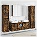 Set di mobili per il bagno 6 pcs Rovere Fumo - Foto miniatura 4