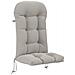 Cuscino per Lounger Sole PUTTEN 100% Poliestere Grigio - Foto miniatura 1