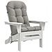 Cuscino per Lounger Sole PUTTEN 100% Poliestere Grigio - Foto miniatura 2