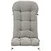 Cuscino per Lounger Sole PUTTEN 100% Poliestere Grigio - Foto miniatura 3