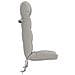 Cuscino per Lounger Sole PUTTEN 100% Poliestere Grigio - Foto miniatura 4