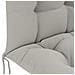 Cuscino per Lounger Sole PUTTEN 100% Poliestere Grigio - Foto miniatura 5