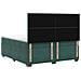 Letto box spring con materasso Verde Scuro 140 x 200 cm Velluto - Foto miniatura 8