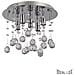 16400 Lampada Da Soffitto Moonlight Pl5 Cromo Max 5 X 40w G9 - 240v - Foto miniatura 1
