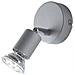 SPOT-COOPER-1 - Faretto Spot Base Tonda Metallo Siver Led 3 watt GU10 Luce Naturale - Foto miniatura 1