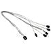 MiniSAS HD-4 SATA RA 12G Int 70cm 30AWG - Foto miniatura 1