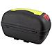 Bauletto Scooter Moto Baule Valigia Rigido Piastra Universale Fluo - Foto miniatura 2