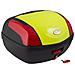 Bauletto Scooter Moto Baule Valigia Rigido Piastra Universale Fluo - Foto miniatura 5