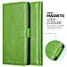 Custodia Compatibile Con Sony Xperia Xa Ultra In Verde Erbe - Coperchio Protettiva Con Chiusura Magnetica, Funzione Stand E Tasca Per Le Carte - Foto miniatura 2