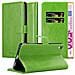 Custodia Compatibile Con Sony Xperia Xa Ultra In Verde Erbe - Coperchio Protettiva Con Chiusura Magnetica, Funzione Stand E Tasca Per Le Carte - Foto miniatura 4