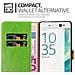 Custodia Compatibile Con Sony Xperia Xa Ultra In Verde Erbe - Coperchio Protettiva Con Chiusura Magnetica, Funzione Stand E Tasca Per Le Carte - Foto miniatura 8