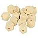 14 Perline Di Legno Poligonale 14 X 12 Mm - Foto miniatura 1