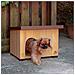 Cuccia Casetta Per Cani Baita 50 In Legno Fsc, Piedini Isolanti In Plastica, Porta Con Antimorso In Alluminio, Tetto Apribile - Foto miniatura 7