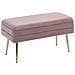 Panca Con Contenitore Per Camera Da Letto Rosa Durham - Foto miniatura 7