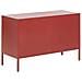 Credenza In Acciaio Cromato Rosso Uria - Foto miniatura 8