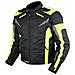 Giacca Tessuto Moto Protezioni Ce Manica Staccabile Gilet Termico Giallo Fluo Xxxl - Foto miniatura 3