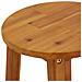 Sgabelli Da Bar 6 Pz In Legno Massello Di Acacia - Foto miniatura 5