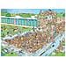 Jan Van Haasteren Pool Pile-up 2000 Pcs Puzzle 2000 Pz Fumetti - Foto miniatura 2