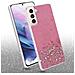 Custodia Compatibile Con Samsung Galaxy S21 Plus In Rosa Con Glitter - Coperchio Protettivo In Silicone Tpu Flessibile Con Glitter Scintillanti - Foto miniatura 3