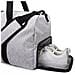 Weekender Bag - 56 Cm. / 52l - Borsa Da Viaggio / Borsa Sportiva / Da Ginnastica Con Tasca Per Scarpe (heather Gray)  - Foto miniatura 8