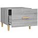 Tavolini Salotto 2pz Grigio Sonoma 50x50x40cm Legno Multistrato - Foto miniatura 7