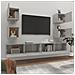 Set Di Mobili Porta Tv 6 Pz Grigio Cemento In Legno Multistrato - Foto miniatura 3
