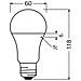 Pack 2 Lampadina Led Osram A E27 Opale 13w 1521lm 2700k Ip20 200° [lv-4058075479364] - Foto miniatura 2