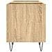 Mobile Porta Dischi Rovere Sonoma 121x38x48cm Legno Multistrato - Foto miniatura 4