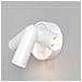 Applique Da Parete Moderno Mirax Metallo Bianco Luce Led Integrato 3w - Foto miniatura 2