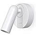 Applique Da Parete Moderno Mirax Metallo Bianco Luce Led Integrato 3w - Foto miniatura 1