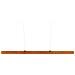 Lampadario A Led Stewarts Con Dimmer Legno Di Quercia Marrone Scuro - Foto miniatura 4
