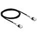 Cavo di rete RJ45 con protezione a doppia curvatura Cat. 6A UTP Slim da 2 m nero - Foto miniatura 1