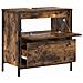 Mobile Lavabo da Bagno con Cassetti Rovere Fumo 60x34,5x60 cm - Foto miniatura 2