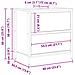 Mobile Lavabo da Bagno con Cassetti Rovere Fumo 60x34,5x60 cm - Foto miniatura 4
