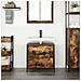 Mobile Lavabo da Bagno con Cassetti Rovere Fumo 60x34,5x60 cm - Foto miniatura 6