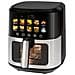 PC-FR 1286 H friggitrice Singolo 6,5 L Indipendente 1700 W Friggitrice ad aria calda Nero, Acciaio inox - Foto miniatura 1