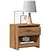 Comodini 2pz Rovere Artigianale 40x30x39cm In Legno Multistrato - Foto miniatura 1