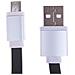 Cavo Micro Usb To Usb Nero /argento 100x1 Cm. Color Argento - Foto miniatura 2