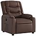 Poltrona Reclinabile Marrone In Similpelle - Foto miniatura 2