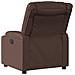 Poltrona Reclinabile Marrone In Similpelle - Foto miniatura 3