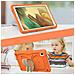 Custodia Per Ipad 10.2"" Con Supporto A Farfalla E Tracolla - Arancione Stile E Funzionalità - Foto miniatura 2