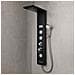 Colonna Pannello Doccia Shine-1 Black 4 Funzioni Luce Display Temperatura Nero - Foto miniatura 1