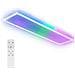 Plafoniera A Led Per Soggiorno, Pannello Da Soffitto Dimmerabile, Lunga, Cambio Colore Rgb, Officina, Corridoio - Foto miniatura 1