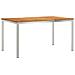 Set da Giardino 5 Pezzi in Legno Massello di Acacia , Tavolo da Pranzo Esterno 150x90x75 cm in Legno Massello di Acacia - Foto miniatura 5