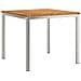 Set pranzo giardino  3 pezzi legno massello di acacia, Tavolo pranzo esterno  90x90x74.5 cm legno massello di acacia - Foto miniatura 5