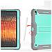 Custodia Per Ipad 2/3/4 Generazione Con Supporto E Tracolla Turchese - Foto miniatura 3