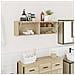 Mobile da Bagno Rovere Sonoma 100x25x30 cm in Truciolato - Foto miniatura 2