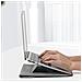 Borsa Verticale Per Laptop Con Supporto - Universale 15/16 Pollici, Compatibile Con Macbook Pro/air, Pelle Pu Grigia - Foto miniatura 5