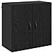Armadietto a muro Rovere nero 60 x 31 x 60 cm Legno multistrato - Foto miniatura 1